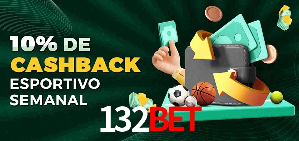 10% de bônus de cashback na 132bet